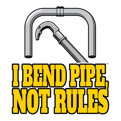 I Bend Pipe, Not Rules design